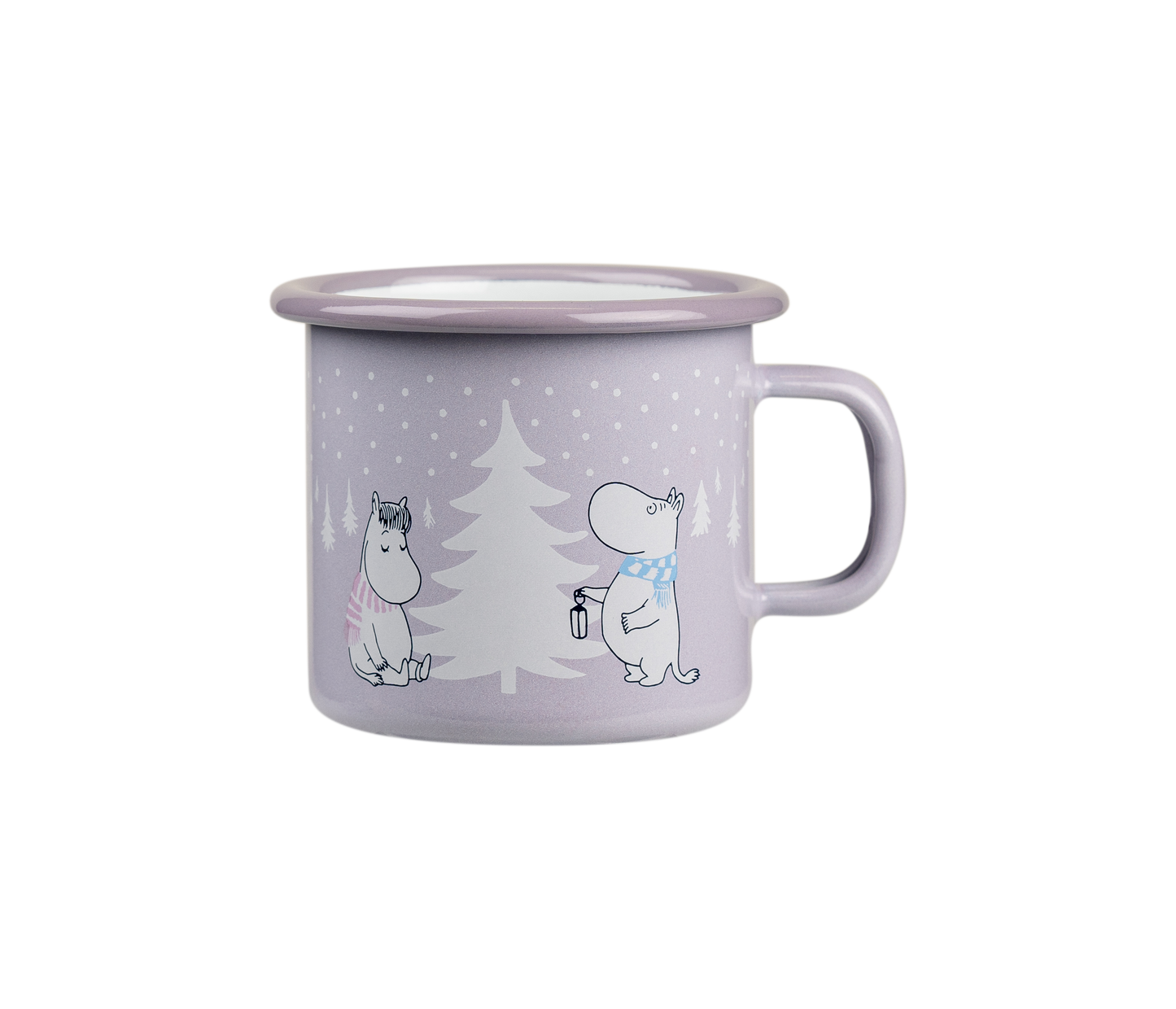 Muurla Moomins Becher aus Emaille 2,5dl Snowfall