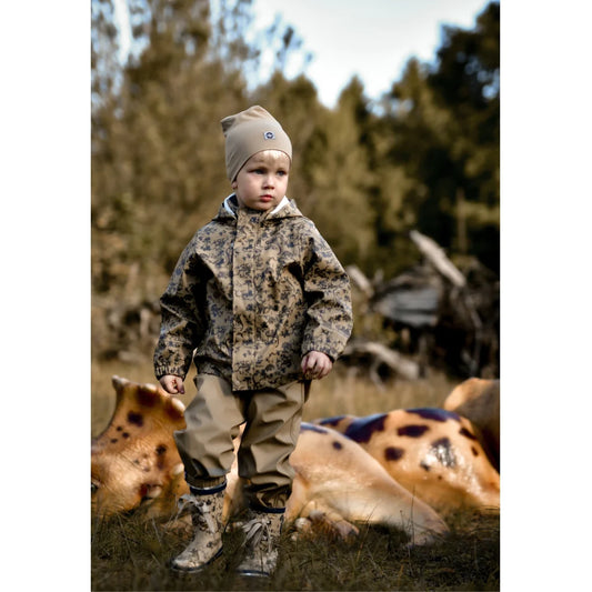 Mikk-Line Regenanzug Olive Gray Dino