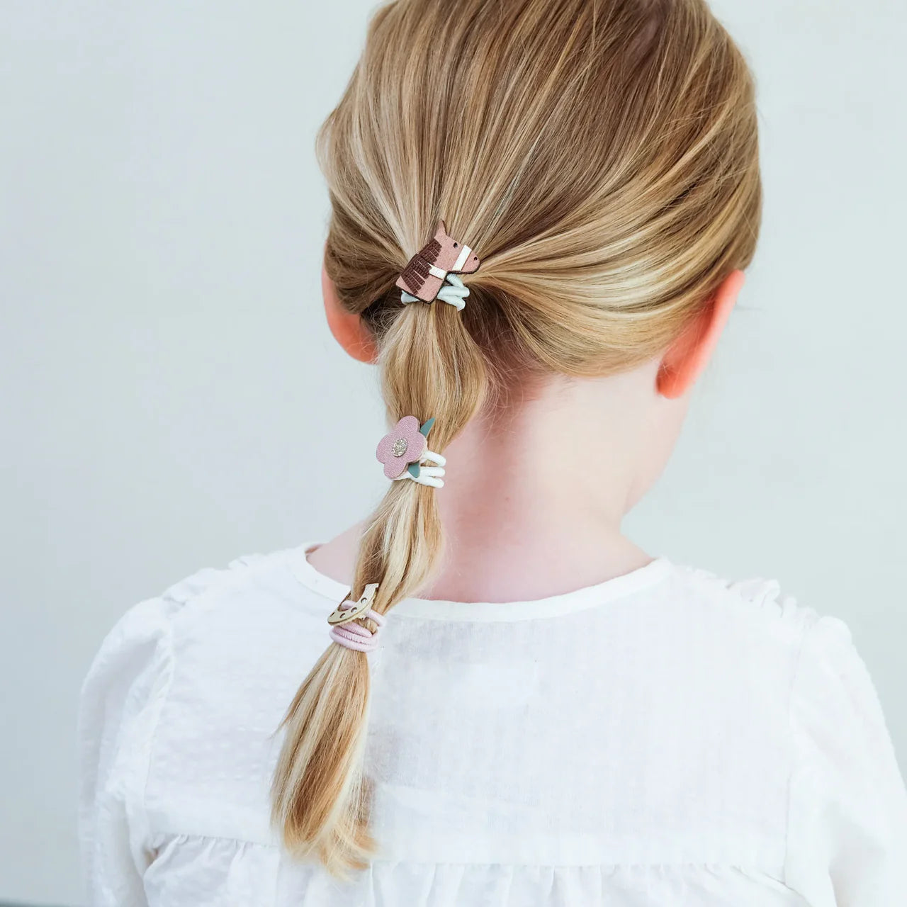 Mimi & Lula Pferde Haargummis Scrunchies, pastell, 6er Pack