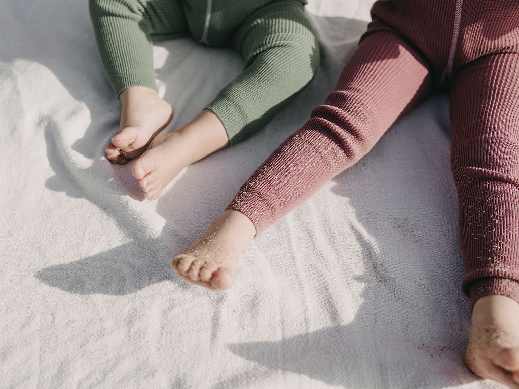 Silly Silas Leggings Footless Tights Acai Smoothie