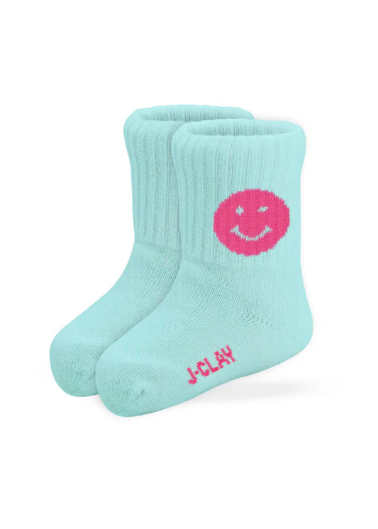J.Clay Tennissocken blau Smiley