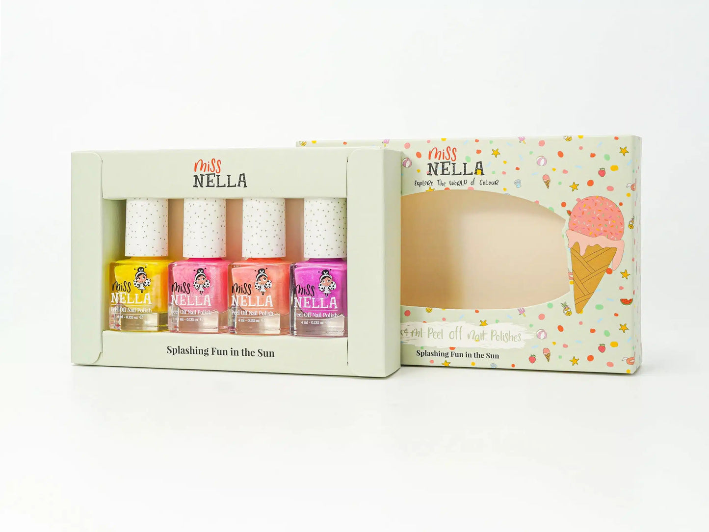 Miss Nella Nagellack Set Summer, Splashing Fun in the Sun, 4er Pack