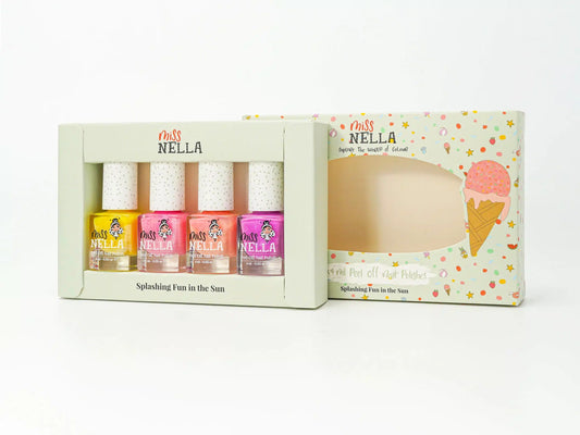 Miss Nella Nagellack Set Summer, Splashing Fun in the Sun, 4er Pack