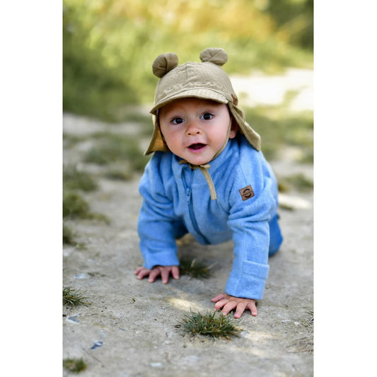 Mikk Line Sonnenhut, Summercap Long Neck 3D kelp, mit Teddyohren