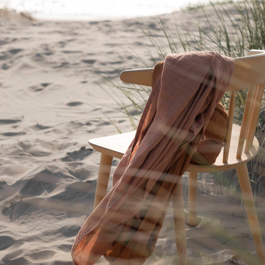 Baby Bello Musselintuch desert rose, large