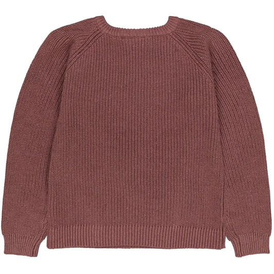 The New Tnsheather Pullover Glitzer rose brown