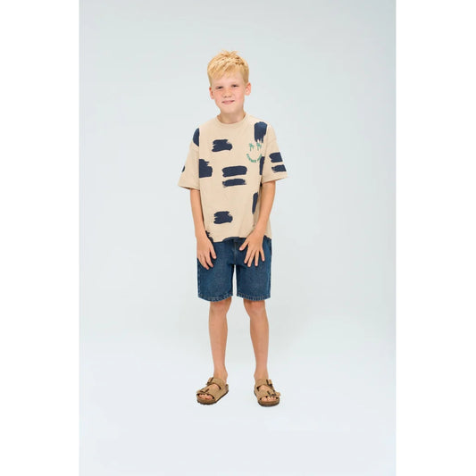 The New TNOmega Tee, T-Shirt, gray AOP