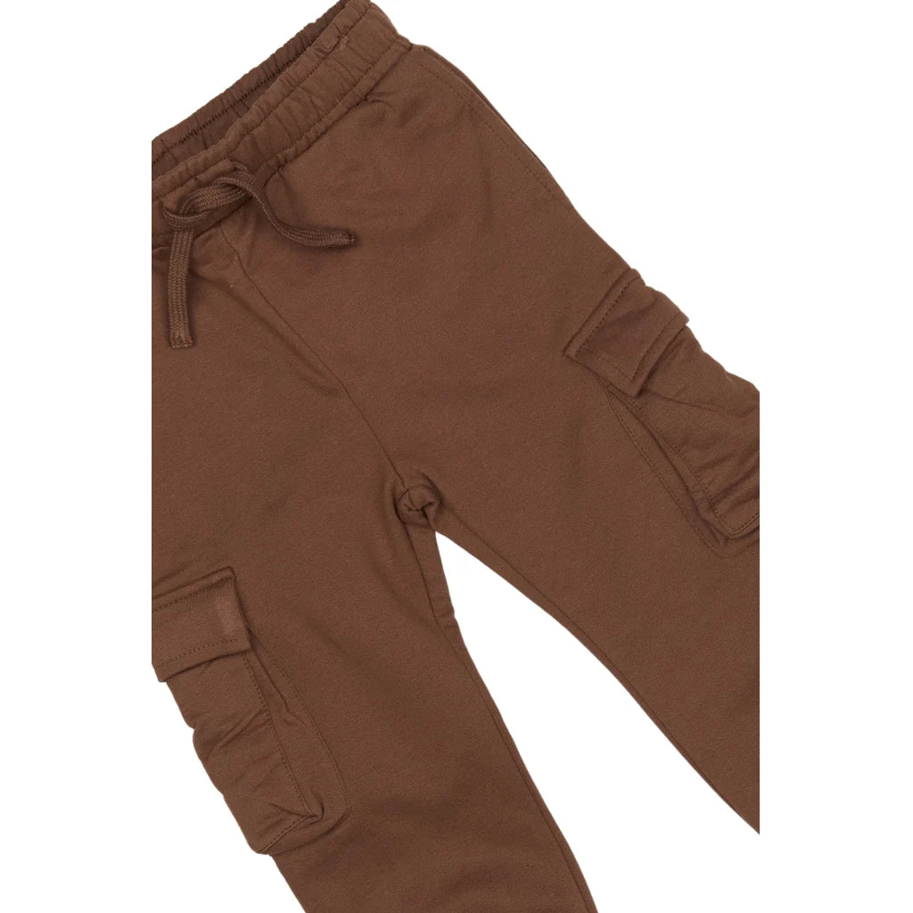 The New TNSTLegend Cargo Sweatpants pinecone brown