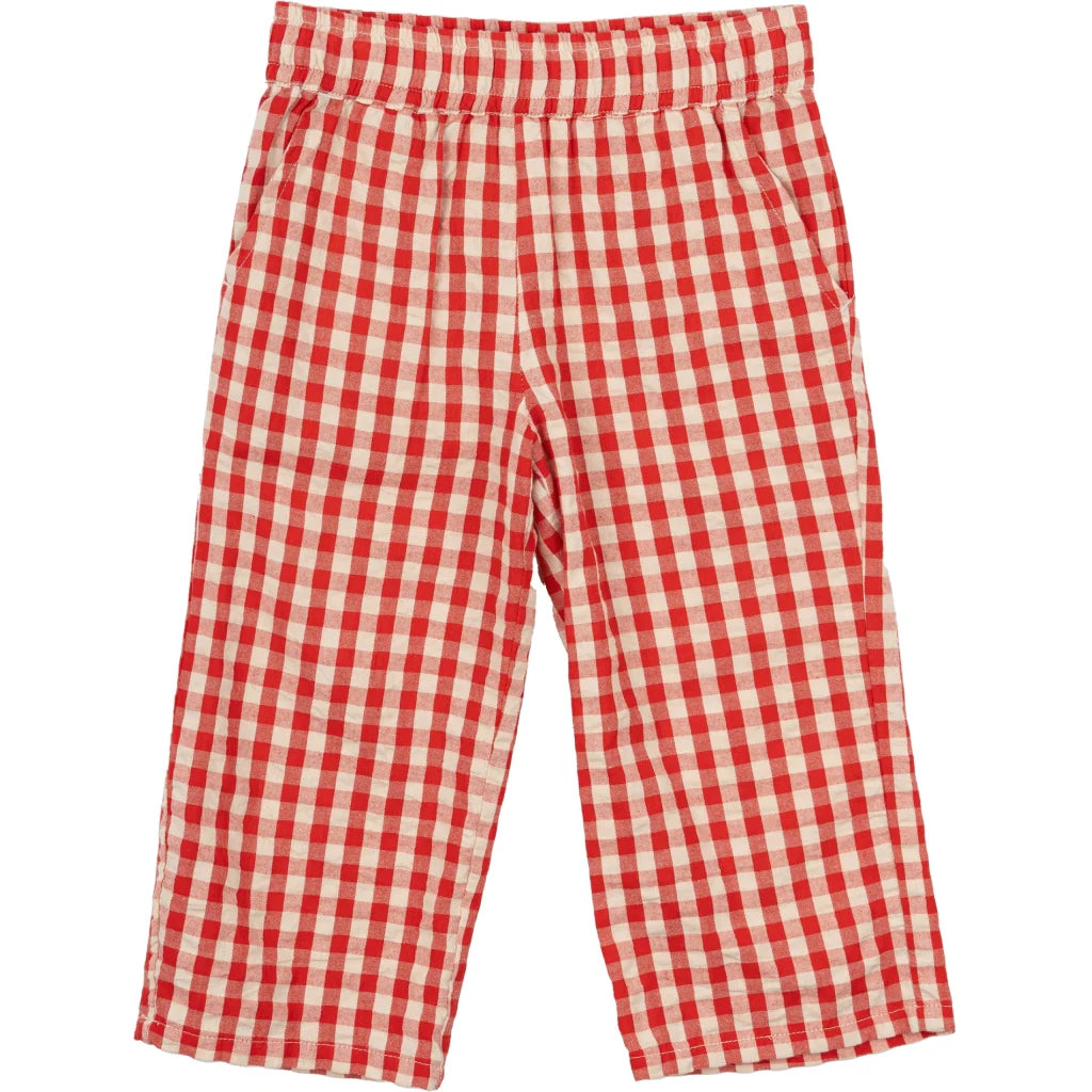 The New Hose, TNSTNelly Loose Pants, poppy red check