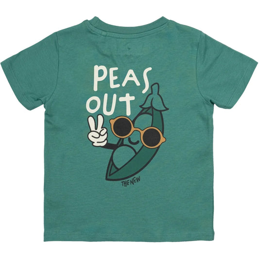 The New TNSTNewel Tee, bottle green, T-Shirt Peas out