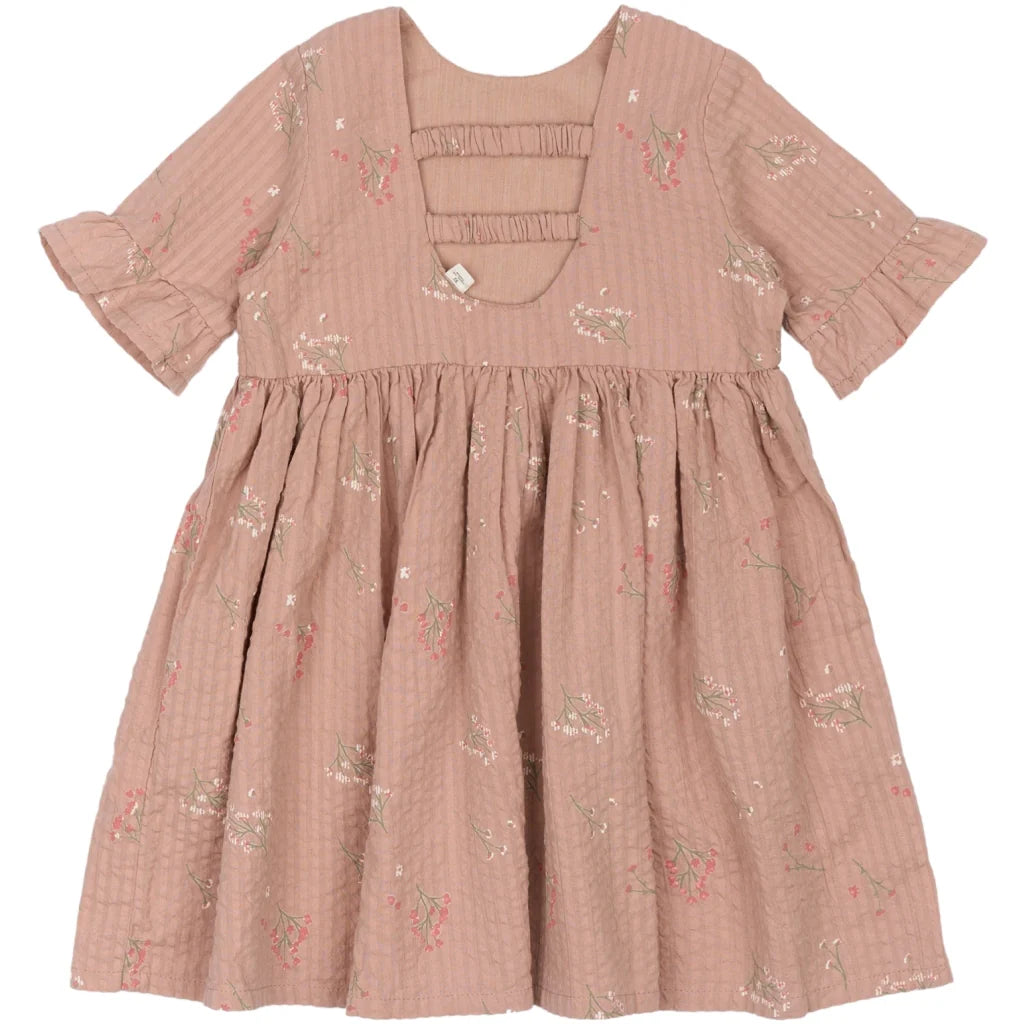 The New TNSTOline SS Dress, Kleid, adobe rose AOP