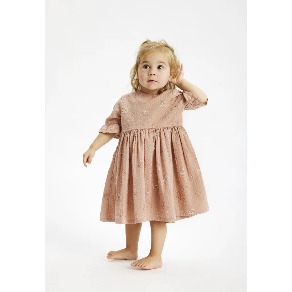 The New TNSTOline SS Dress, Kleid, adobe rose AOP