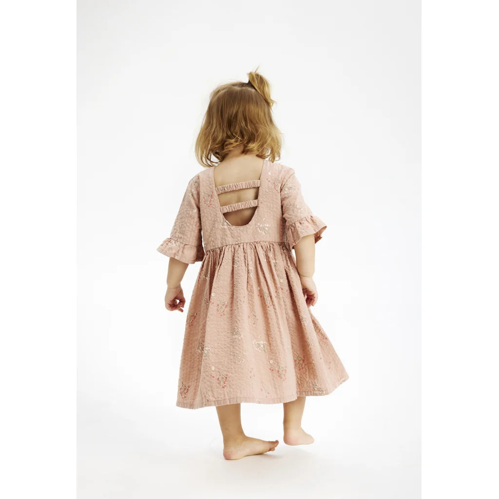The New TNSTOline SS Dress, Kleid, adobe rose AOP