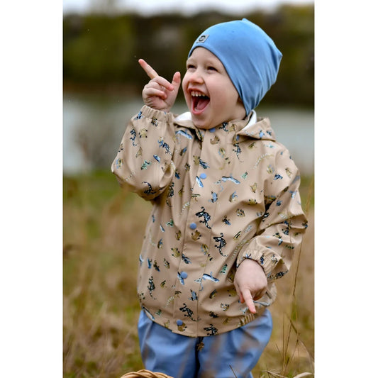 Mikk-Line, Viskose-Elasthan-Mütze, Solid, faded denim