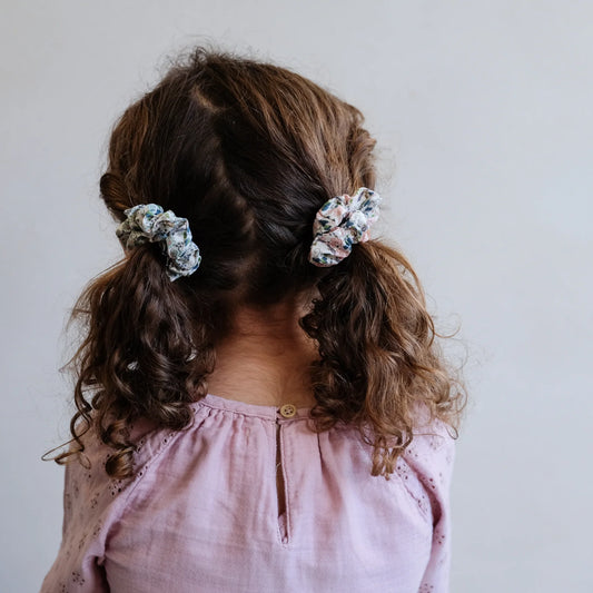 Mimi & Lula Scrunchies Haargummies, Velvet Floral, 5er Pack