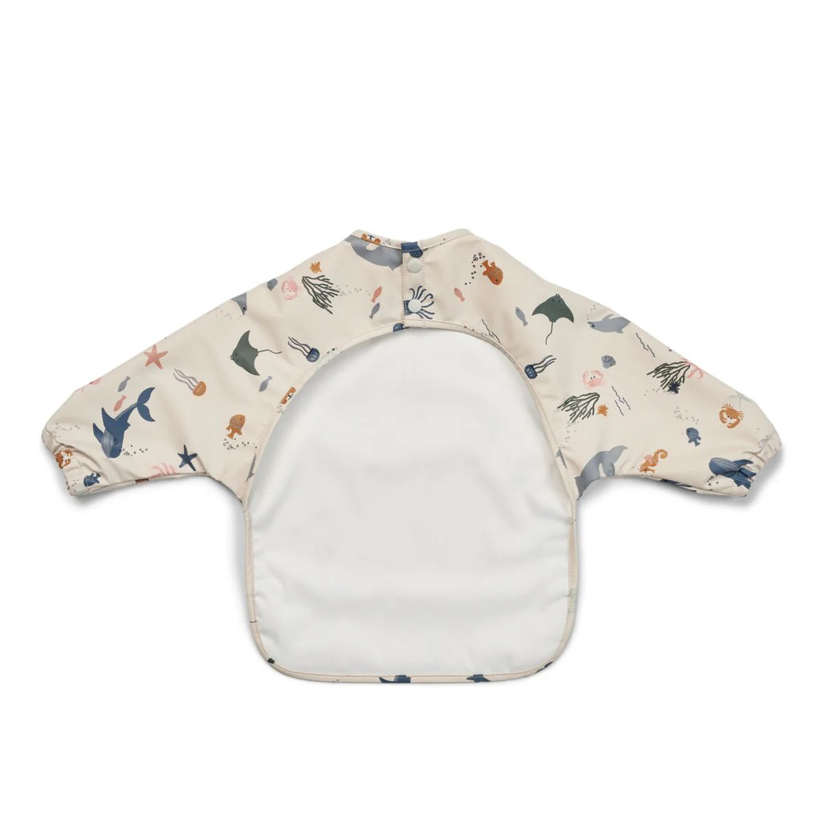 Liewood Merle Lätzchen mit Ärmeln, Cape Bib, sea creature sandy
