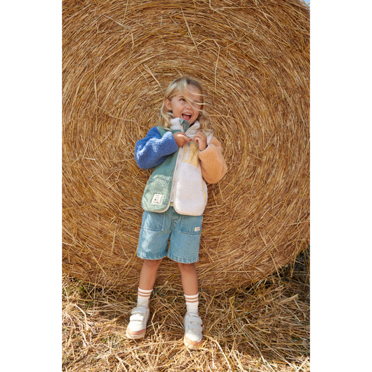 Liewood Nolan Pile Jacket Kurtka Z Pile peppermint multi mix, Fleecejacke