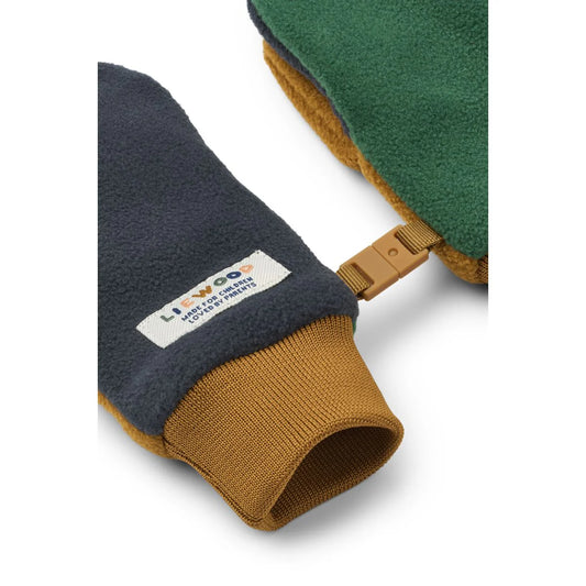 Liewood Solar Fleece Handschuhe Gloves, Fäustlinge, classic navy