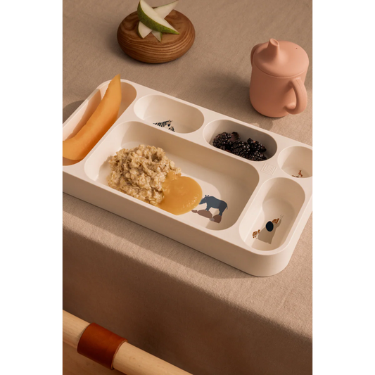 Liewood Mosu Divider Plate, Trennteller, All together sandy