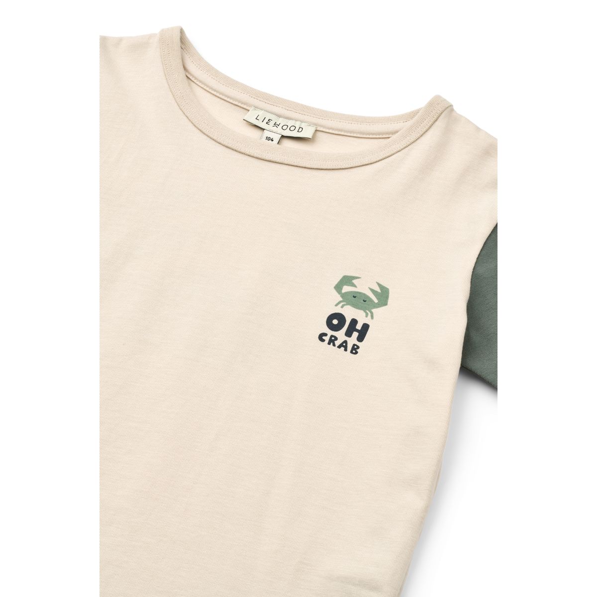 Liewood Apia Shortsleeve T-Shirt, Oh Crab Sandy