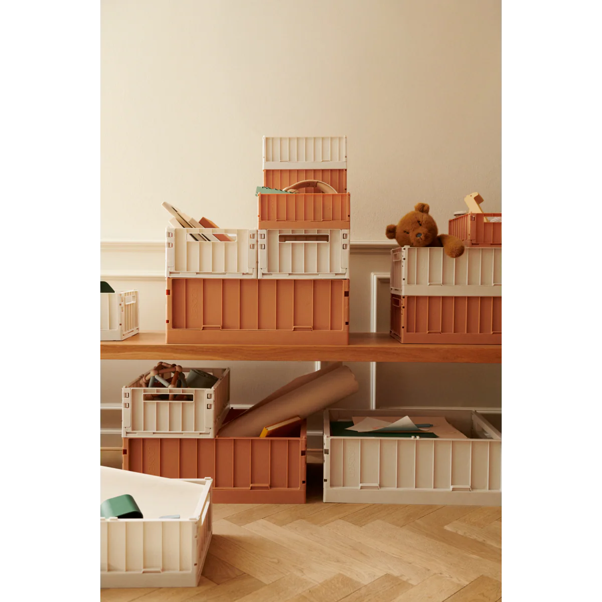 Liewood Weston Storage Box L Tuscany Rose