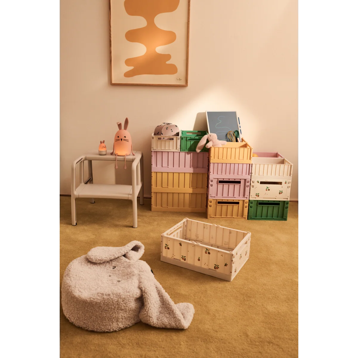 Liewood Weston Storage Box M 2-Pack rose blush