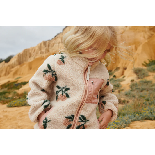 Liewood Nolan Pile Jacket Kurtka Z Pile peach shell, Fleecejacke