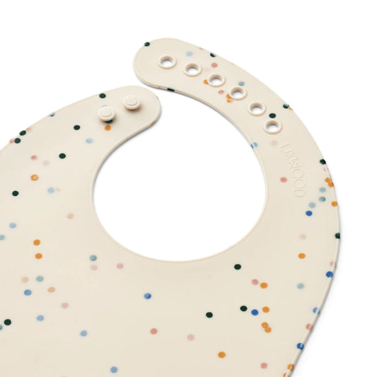 Liewood Tilda Printed Bib 2-Pack splash dots sea shell, Lätzchen