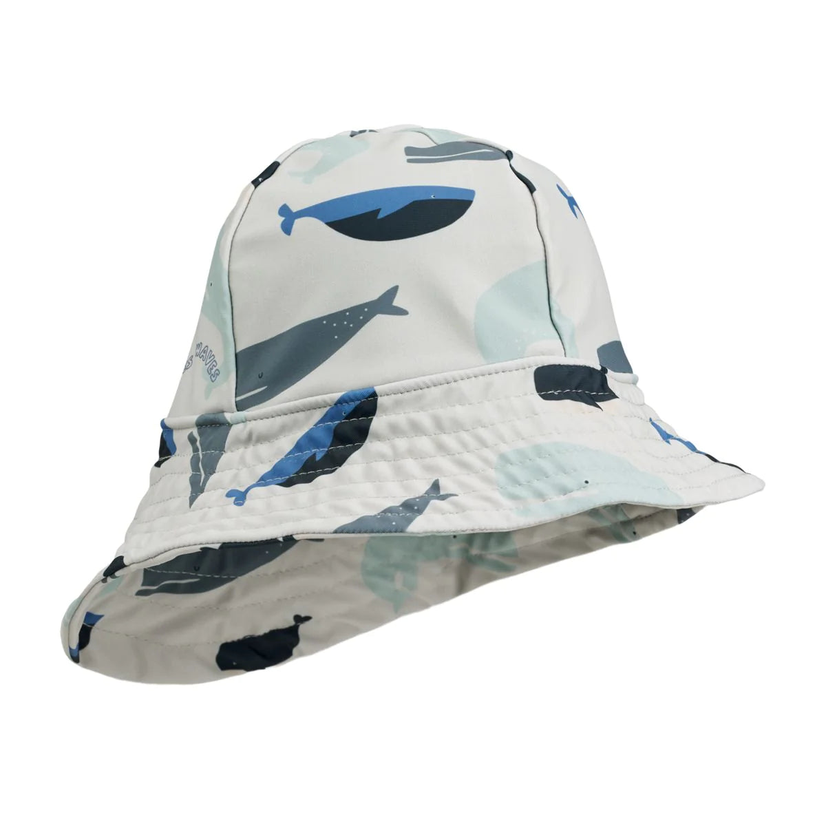 Liewood Josefine Sun Hat Whales Cloud Blue, Sonnenhut