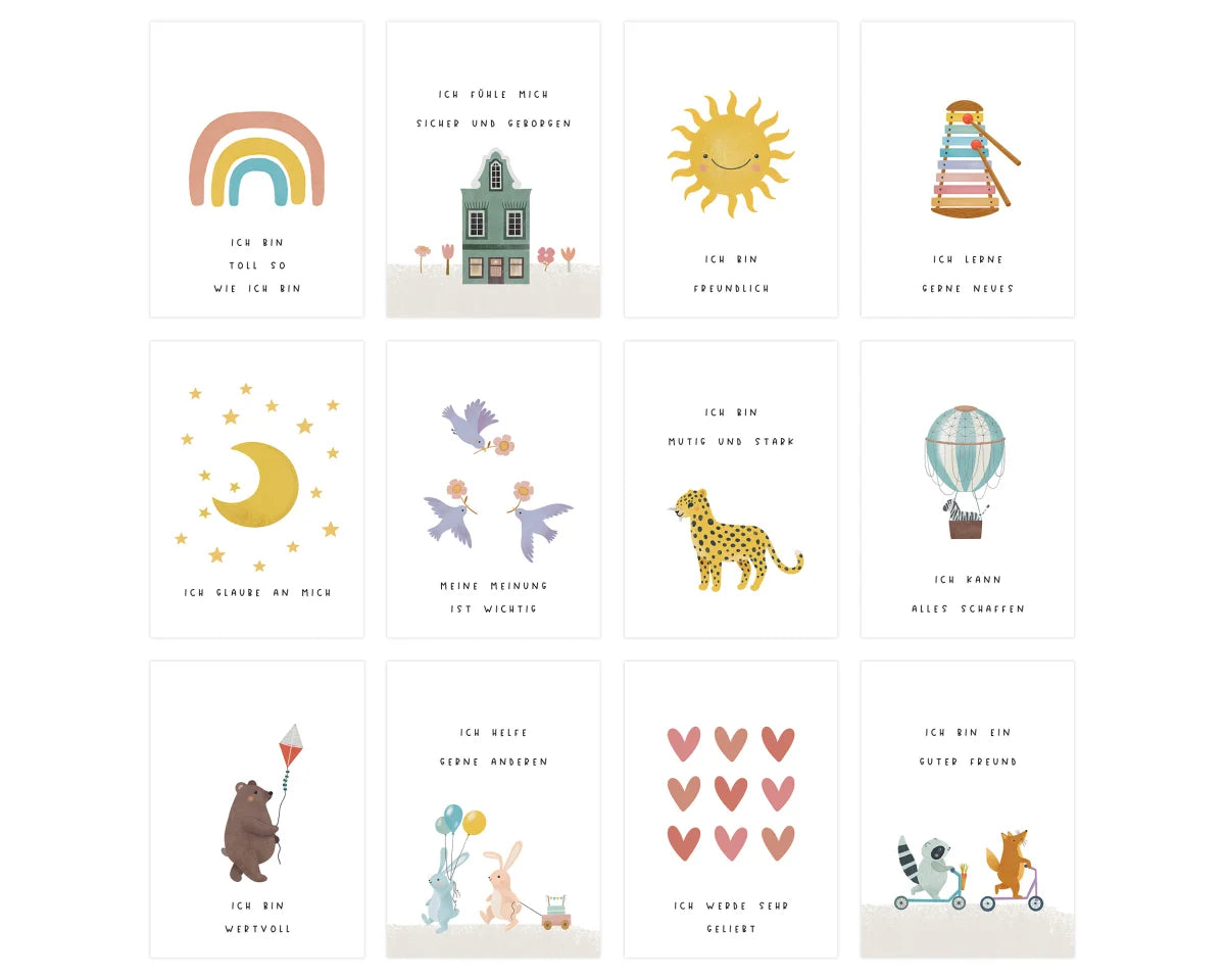 Heeaven Kalender mit Affirmationen für Kinder