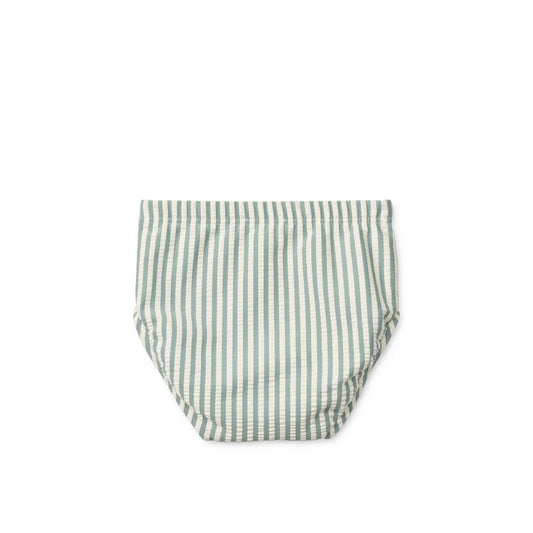 Liewood Anthony Baby Seersucker swim Pants, Badehose für Babys, peppermint sandy