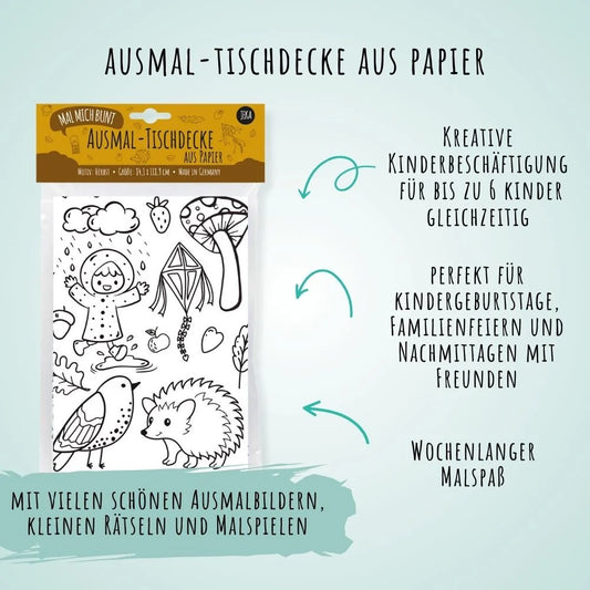 O'Shea Tischdecke zum Ausmalen Herbst