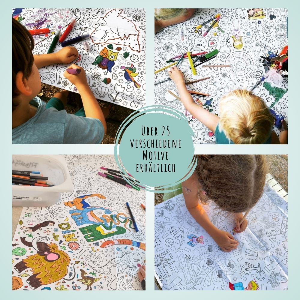 O'Shea Tischdecke zum Ausmalen Herbst