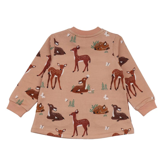 Walkiddy Langarm Kleid Baby Deers