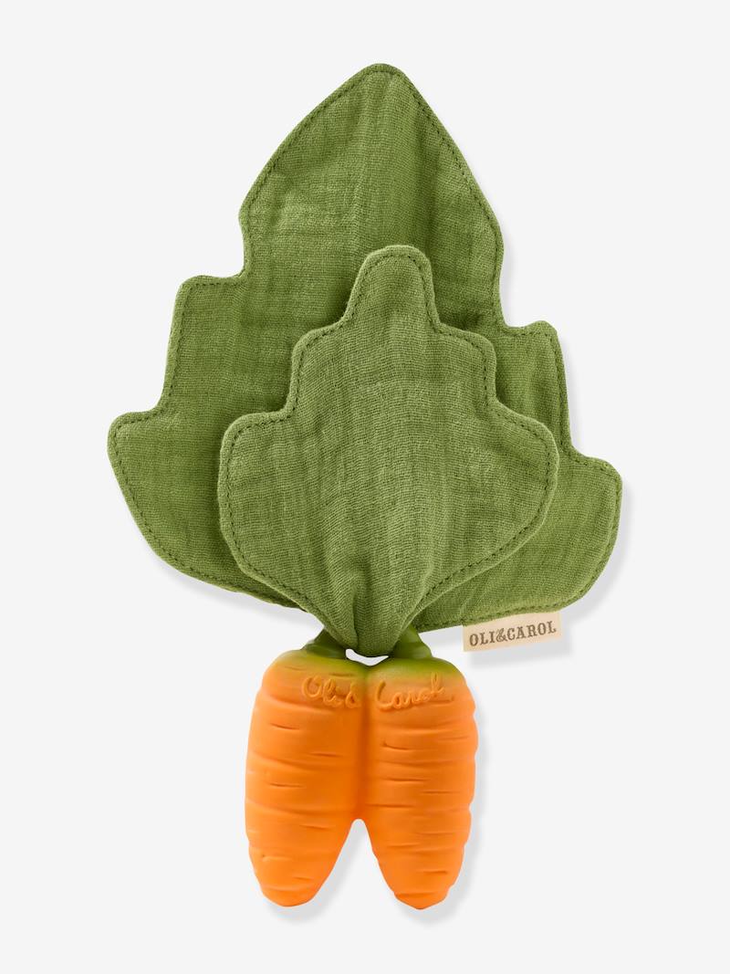 Oli&Carol Cathy the Carrot Mini Doudou Teether, Beißring Karotten