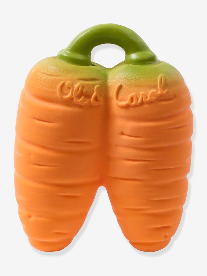 Oli&Carol Cathy the Carrot Mini Doudou Teether, Beißring Karotten