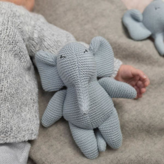 Baby Bello Kuscheltier mit Rassel Elefant