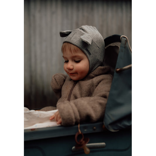 Mikk-Line Mütze aus Baumwolle, Schlupfmütze, burlwood