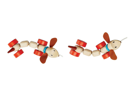 Plan Toys Ziehtier Happy Puppy, Hund