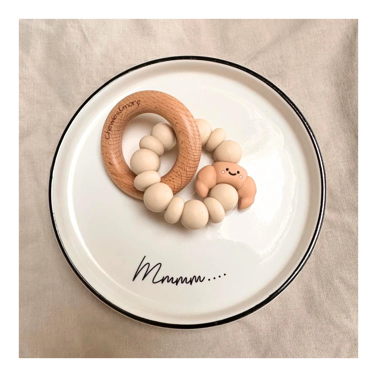 Chewies & More Beißringe Chewie Croissant, beige