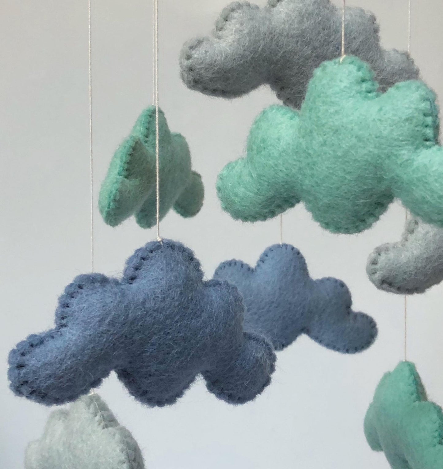 Gamcha Mobile Wolken mint blue