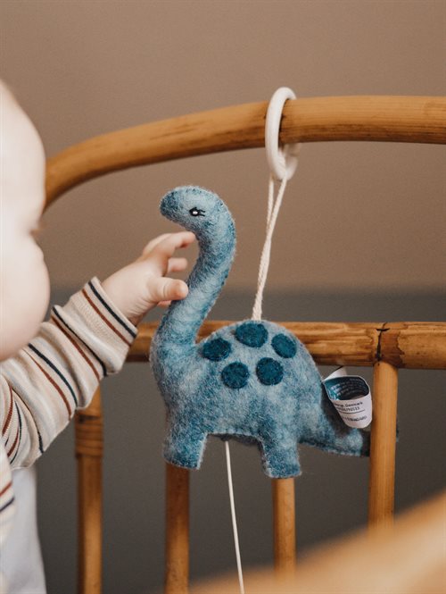 Gamcha Spieluhr Dino blau