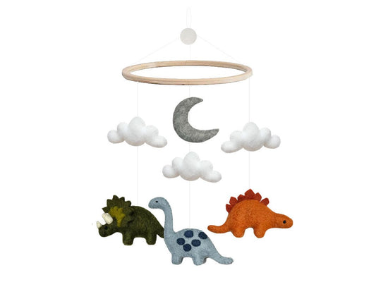 Gamcha Mobile Dinos orange grün blau mit Wolken