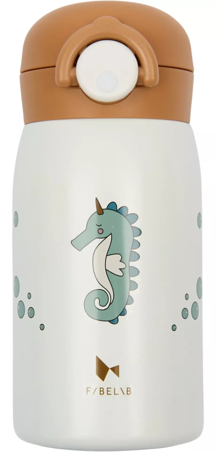 Fabelab Trinkflasche Seepferdchen ochre, 320ml