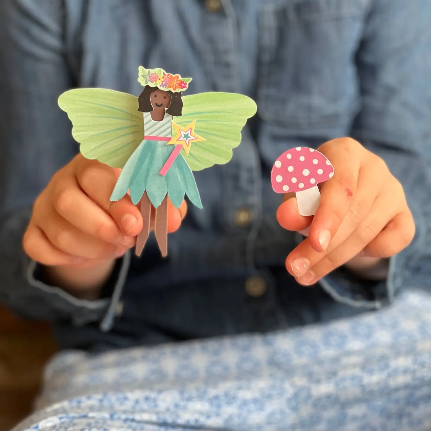Cotton Twist Peg Doll Fairy, Bastel-Set Feenpuppe