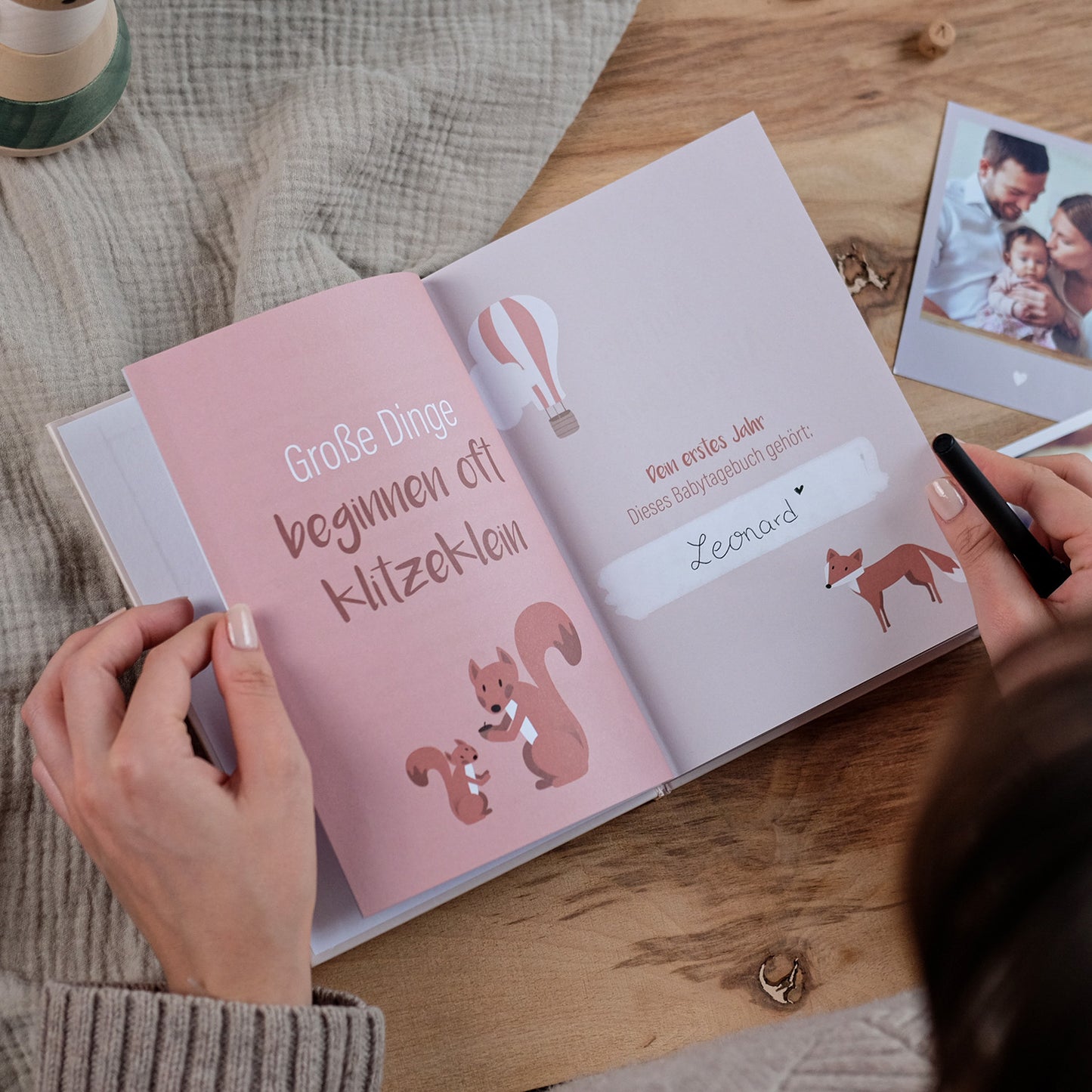 Mintkind "Dein 1. Jahr" Fuchs Babyalbum