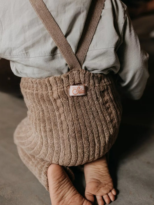 Silly Silas Granny Teddy Leggings peanut blend