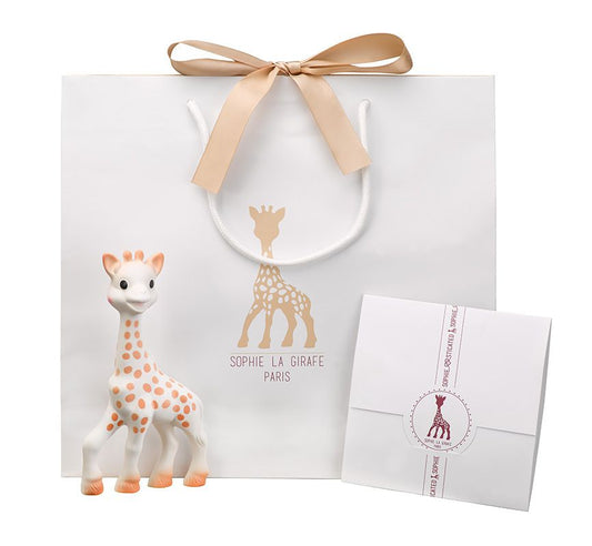 Sophie la Girafe Geschenkset Willkommensgruß Nr.4 Maracas Rassel