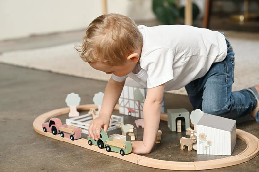 Jabadabado Eisenbahn, Bauernhof mit Tieren