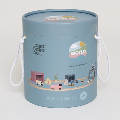 Jabadabado Eisenbahnset mit Rettungsfahrzeugen